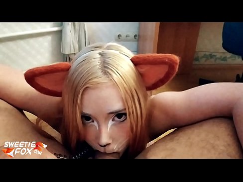 ❤️ Kitsune gëlltit kar dhe sperma në gojën e saj ️ Porno tek ne ☑